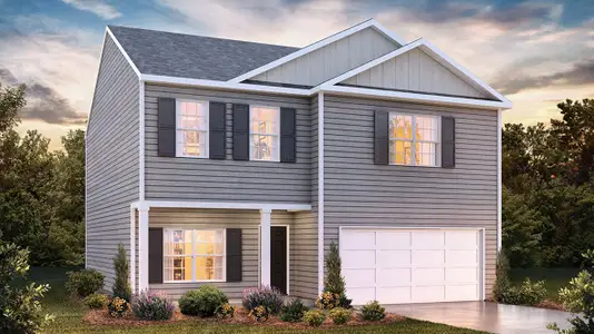 New construction Single-Family house 8575 Preakness Pass, Lithonia, GA 30058 plan Penwell - image