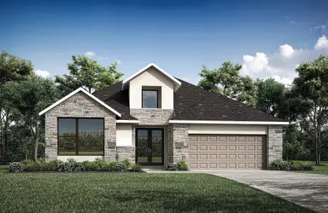 New construction Single-Family house 1217 River Trce, Georgetown, TX 78628 plan Thomas - image