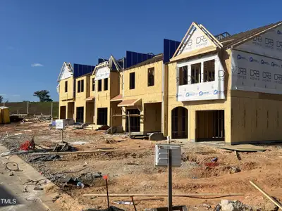 New construction Townhouse house 4969 Caddis Bnd, Raleigh, NC 27604 Litchfield- photo 1 1