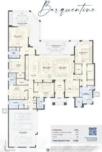 New construction Single-Family house 18330 Star Farms Lp, Lakewood Ranch, FL 34211 plan Barquentine - image