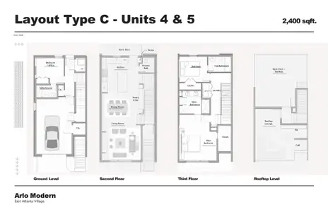 New construction Townhouse house 1570 Flat Shoals Rd Se, Atlanta, GA 30316 - photo 0