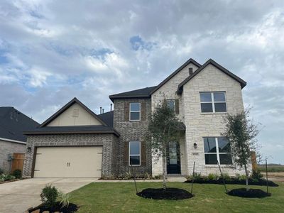 New construction Single-Family house 4515 Windmill Landing Lane, Fulshear, TX 77441 Teton- photo 0