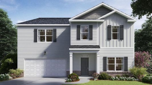 New construction Single-Family house 460 Bullock Pass, Jefferson, GA 30549 plan Halton - image