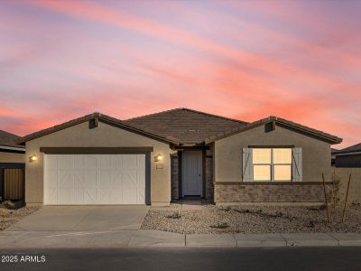 New construction Single-Family house 36894 W La Paz St, Maricopa, AZ 85138 Amber- photo 1 1