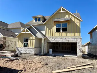 New construction Single-Family house 732 Palo Brea Loop, Hutto, TX 78634 Colton Homeplan- photo 0