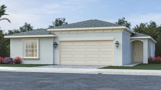 New construction Single-Family house 10477 Nw Suncrest Lp, Port St. Lucie, FL 34987 plan Harrisburg - image