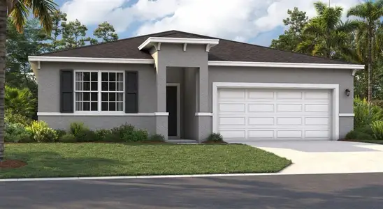 New construction Single-Family house 1762 Flag St, Haines City, FL 33844 plan The Juniper - image
