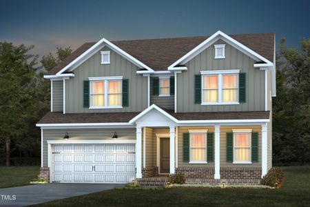 New construction Single-Family house 528 Fosterton Cottage Way, Raleigh, NC 27603 Mitchell- photo 0