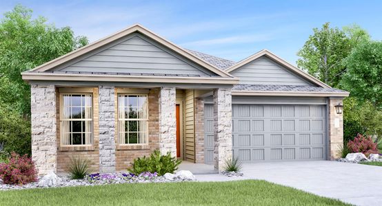 New construction Single-Family house 155 Parsons, Kyle, TX 78640 plan Albany - image