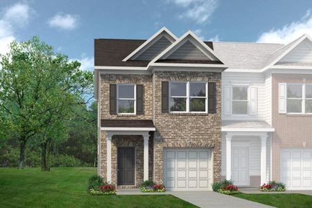 New construction Townhouse house 257 Dupont Drive, Unit 29, Cartersville, GA 30121 The Suwanee- photo 0