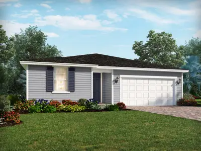 New construction Single-Family house 85 Wandering Crk, Palm Coast, FL 32164 plan Azalea - image