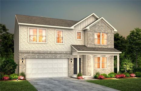 New construction Single-Family house 632 Vidalia Park Wy, McDonough, GA 30252 plan Hampton - image