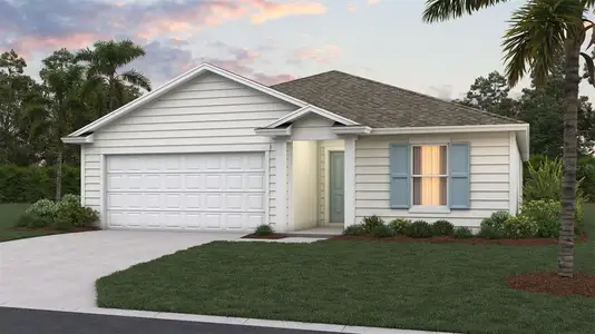 New construction Single-Family house 62 Sawdust Ln, Palm Coast, FL 32137 plan ARIA - image