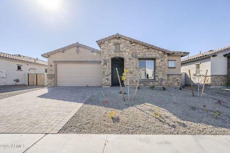 New construction Single-Family house 16367 W Morning Glory St, Goodyear, AZ 85338 Hacienda Series - Amethyst- photo 1 1