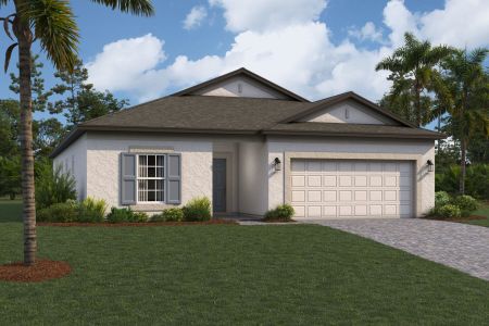 New construction Single-Family house 2081 Drummond Pt, Zephyrhills, FL 33541 plan Madeira II - image