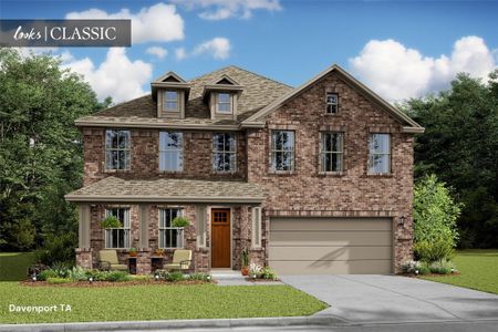 New construction Single-Family house 408 Cane Crossing Lake Dr, Sealy, TX 77474 Davenport- photo 0