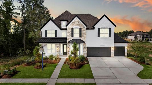 New construction Single-Family house 18618 Funny Faces Ct, Conroe, TX 77302 plan Falcon II 3784.3 - image