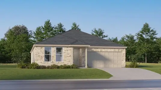 New construction Single-Family house 2123 Emerald Lake Trl, Dayton, TX 77535 plan Springsteen - image