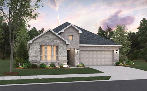 New construction Single-Family house 429 Daybreak Dr, Waxahachie, TX 75167 Rosewood U- photo 0