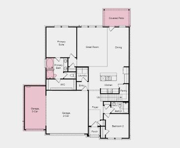 Structural options added include; Slide-in tub at primary bath, pre-plumb for future water softener, metal balusters at stair railing, and 3rd car garage.