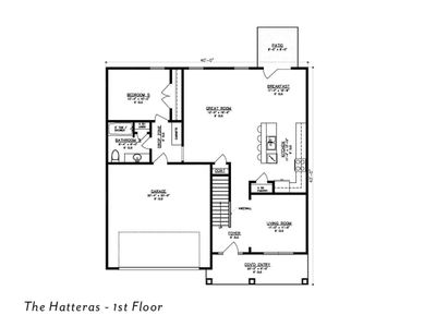 New construction Single-Family house 101 Cubbedge Dr, Rincon, GA 31326 plan The Hatteras - image 4