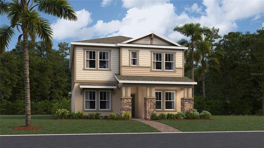 New construction Single-Family house 2048 Shaggy Fisher Drive, Apopka, FL 32712 Glenwood- photo 0