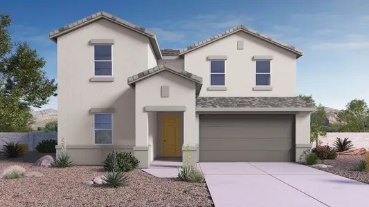 New construction Single-Family house 22195 N Dusk Ln, Maricopa, AZ 85139 plan Ozark - image
