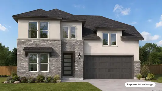 New construction Single-Family house 2520 Sueno Pt, San Antonio, TX 78245 plan Kendall II - image