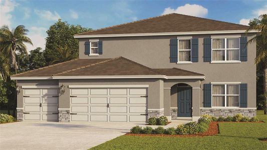 New construction Single-Family house 4017 Bradbury Wy, Sanford, FL 32773 plan Elle - image