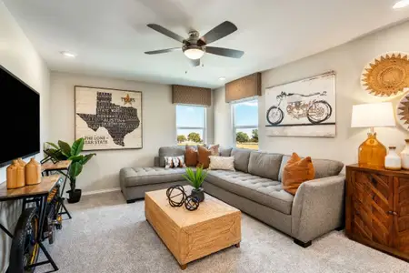 New construction Single-Family house 85 Hematite Ln, Jarrell, TX 76537 plan 1908 Modeled - image