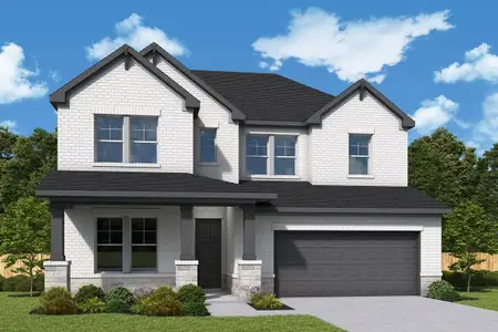 New construction Single-Family house 9725 Howard Oaks Dr, Conroe, TX 77301 plan The Bluebonnet - image