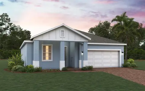 New construction Single-Family house 6833 Serpent Hawk Lane St, Howey-in-the-Hills, FL 34737 Bennet- photo 0