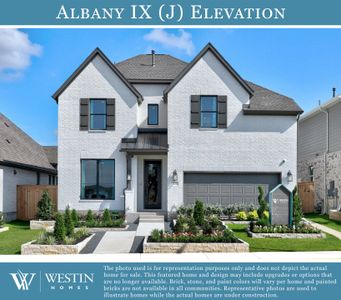 New construction Single-Family house 501 Snakeroot Trl, Georgetown, TX 78633 plan The Albany IX - image