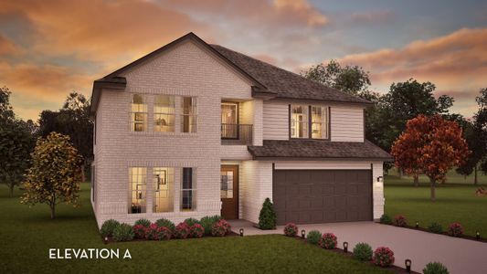 New construction Single-Family house 17220 Cypress Cv, Elmendorf, TX 78112 plan Southfork - image