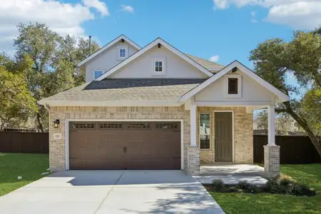 New construction Single-Family house 2605 Sam Bass Rd, Unit 111, Round Rock, TX 78681 plan Clear Creek 2107 - image