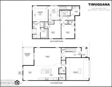 New construction Single-Family house 298 Brook Forest Dr, St. Augustine, FL 32092 plan Timuquana - image