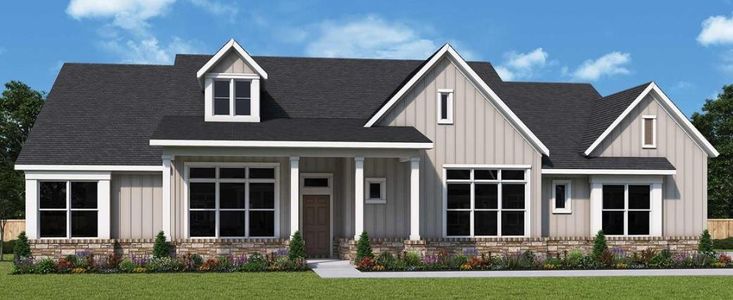 New construction Single-Family house 234 Rees Landing Rd, Spicewood, TX 78669 plan The Edwards - image