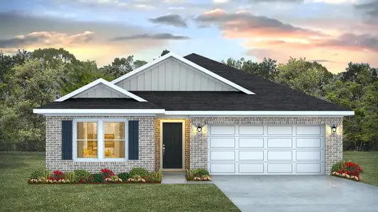 New construction Single-Family house 97 Foxtrail Run, Freeport, FL 32439 plan Creekside - image