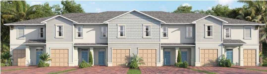 New construction Townhouse house 12917 Sw Forli Wy, Port St. Lucie, FL 34987 plan Vale - image