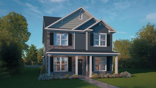 New construction Single-Family house 601 Dorset Stream Dr, Fuquay Varina, NC 27526 plan Jackson - image