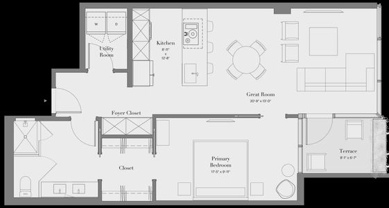 New construction Condo house 7230 E Mayo Blvd, Scottsdale, AZ 85255 plan 1B-02 - image
