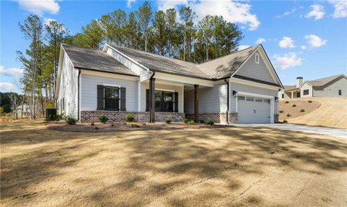 New construction Single-Family house 1038 Red Oak Ln, Loganville, GA 30052 plan (GA)The Carson | Front Entry - image