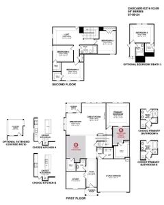 New construction Single-Family house 220 Magnolia Laurel Dr, Alvin, TX 77511 plan Cascade - image