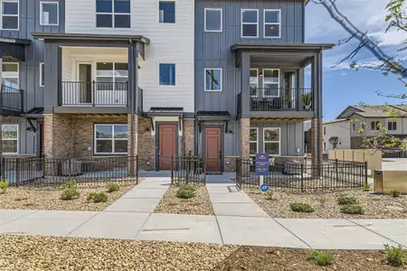 New construction Townhouse house 6983 Ipswich Ct, Castle Pines, CO 80108 - photo 0