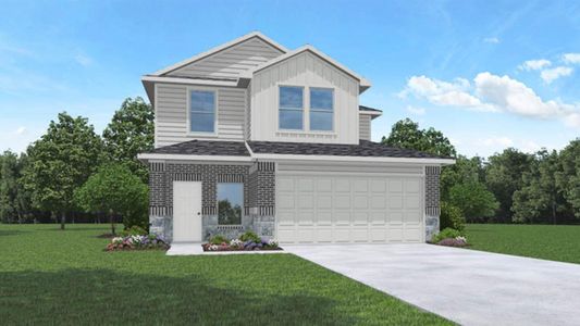 New construction Single-Family house 169 Rising Cedar Ln, Hockley, TX 77447 plan Hanna - image