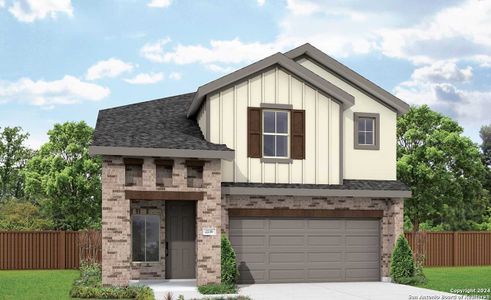 New construction Single-Family house 2034 Flametree Avenue, New Braunfels, TX 78132 Journey Series - Polaris- photo 0