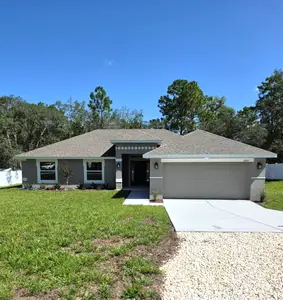 New construction Single-Family house 11025 Maybird Ave, Weeki Wachee, FL 34613 plan 1755 - image