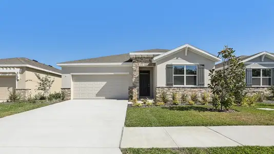 New construction Single-Family house 3181 Canopy Oak Blvd, Wildwood, FL 34785 plan Clifton - image