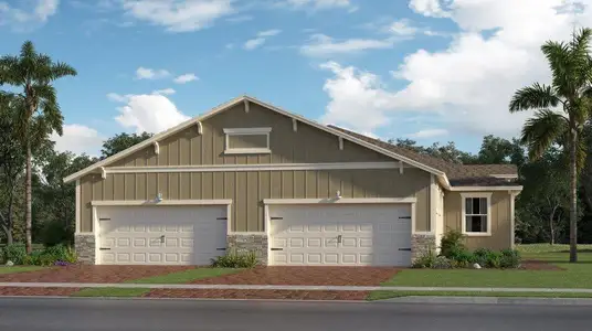 New construction Single-Family house 19900 Whispering Creek Rd, Loxahatchee, FL 33470 plan Azalea - image