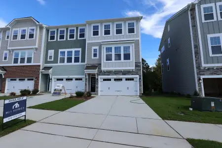 New construction Townhouse house 2265 Bay Minette Sta, Apex, NC 27502 plan Kensington - image
